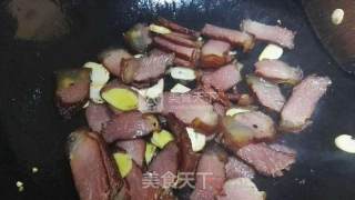 Stir-fried Bacon with Green Pepper recipe