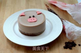 4 Inch Piggy Mousse Cake recipe