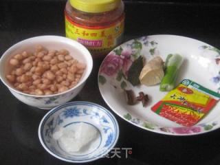 Spicy Red Fermented Bean Curd and Peanut Pork Feet recipe