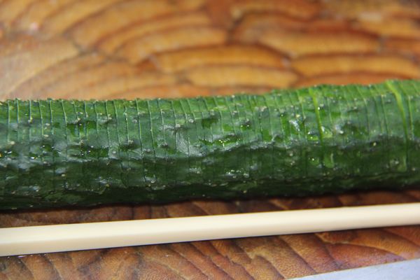 Minyi Cucumber Mix with Preserved Eggs recipe