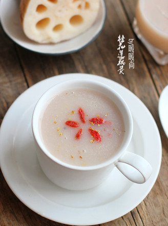 Osmanthus Lotus Root Soup recipe