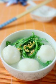 Chicken and Fish Ball Soup recipe