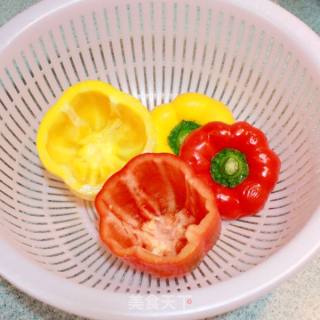 The Color of Spring-----baked Bell Pepper Cup recipe