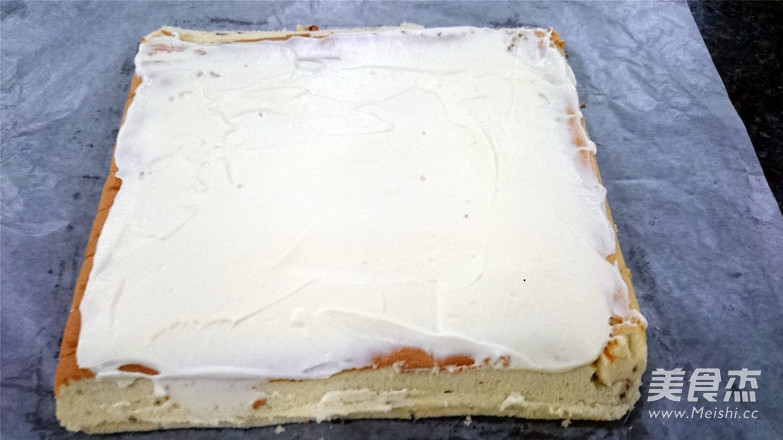 Cranberry Cream Cake Roll recipe