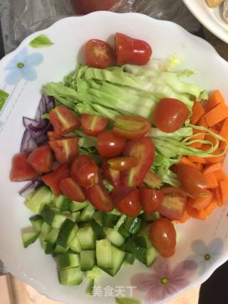 Vegetable Salad🥗 recipe