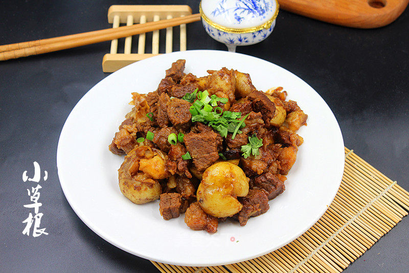 #trust之美#beef Roasted Small Potatoes recipe