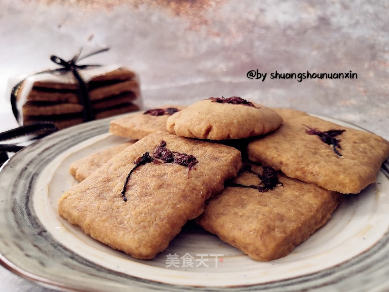 Sakura Crispy Cookies