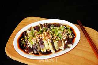 Eggplant Strips with Garlic recipe