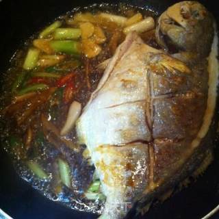 Braised Golden Pomfret recipe