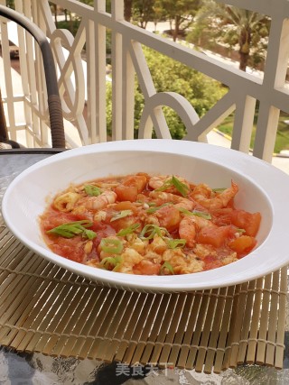 Tomato Shrimp Eggs recipe