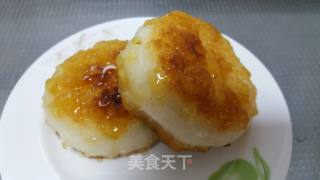 Delicious and Crispy Fried Rice Cakes recipe