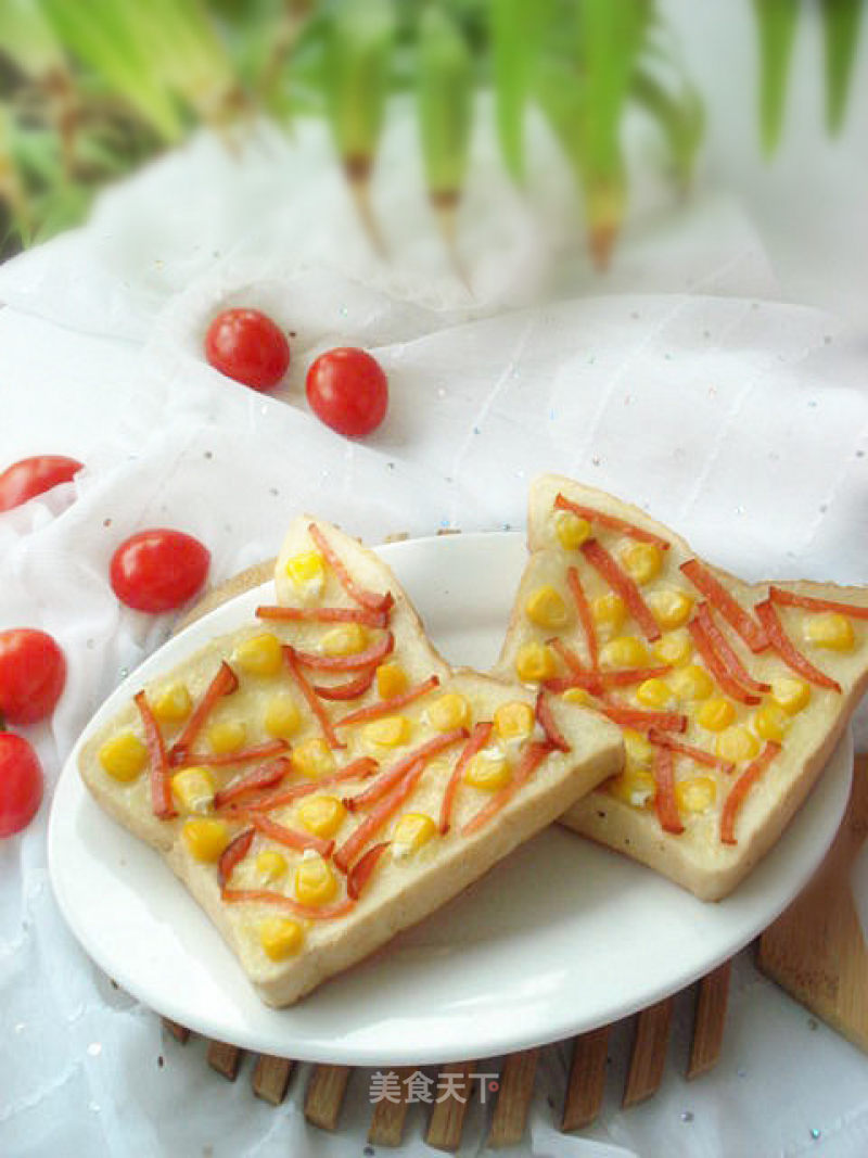 Corn Toast Pizza recipe