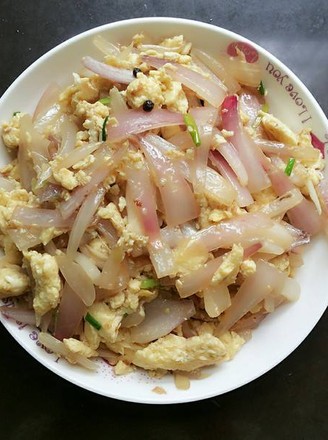 Scrambled Eggs with Onions