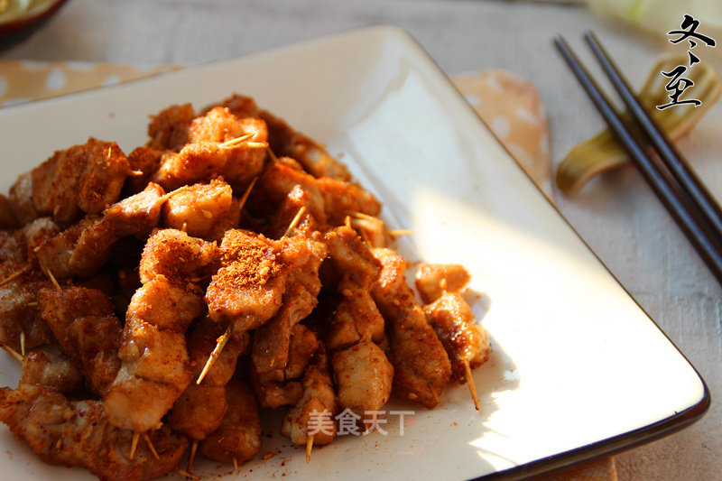 #aca烤明星大赛# Oven Version of The Toothpick Meat recipe