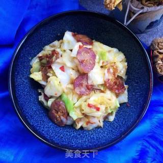 Spicy Cabbage Sausage recipe