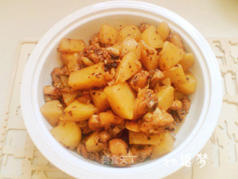 Stewed Potatoes with Chicken Wings recipe