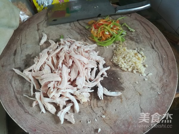 Spicy Shredded Chicken recipe