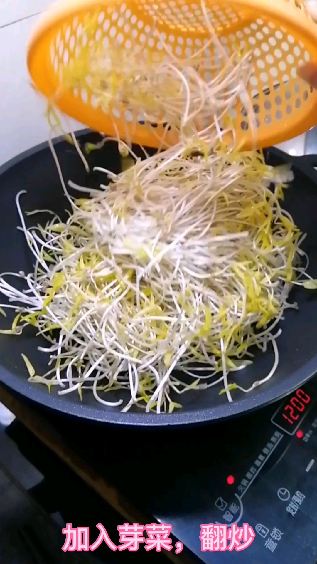 Fried Rice Noodles with Sprouts recipe