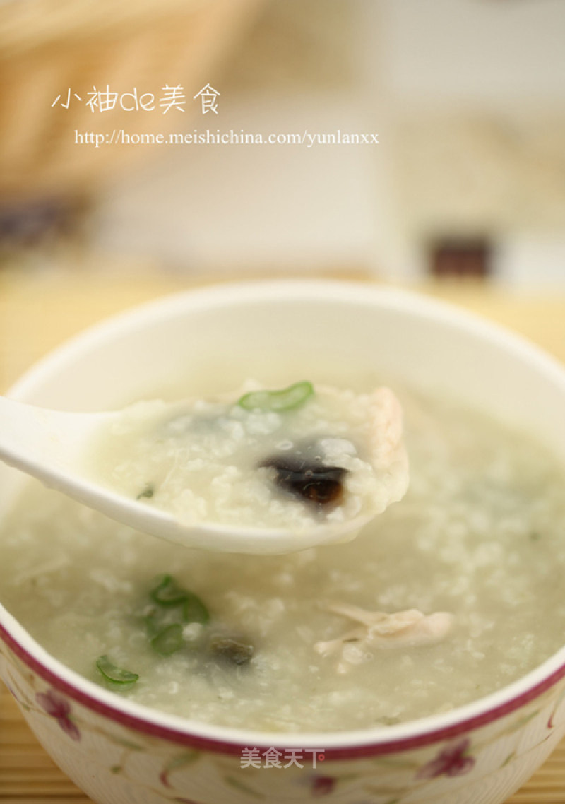 Congee with Preserved Egg and Lean Meat recipe