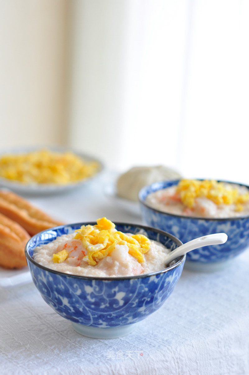 Shrimp and Egg Oatmeal recipe