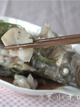 Steamed Mandarin Fish with Perilla recipe