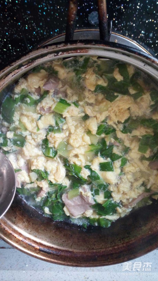 Loin Slices and Egg Drop Soup recipe