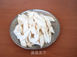 Stir-fried King Pleurotus with Sausage recipe