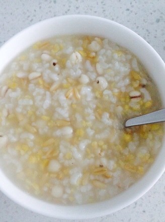 Oats, Barley, Rice Porridge with Rock Sugar, Corn Dregs recipe