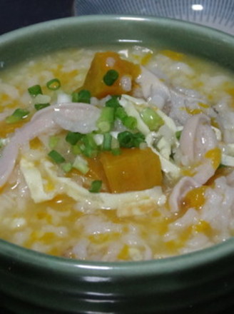 Braised Double Belly Pot Pumpkin Congee recipe