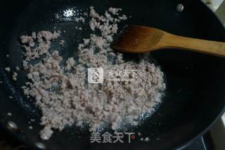 Microwave Version of Minced Pork Vermicelli Baby Dish recipe