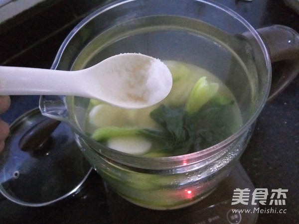 Bone Soup and Vegetables Boiled Rice Cake recipe