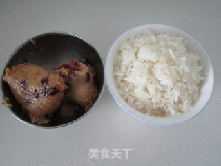 #aca Fourth Session Baking Contest# Golden Fried Rice with Chicken Drumsticks and Chicken Drumsticks recipe