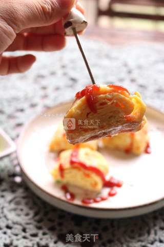 Simple Breakfast Thick Egg Burnt recipe
