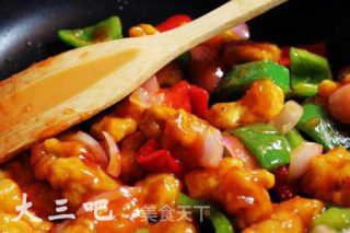 Sweet and Sour Pork with Bell Pepper recipe