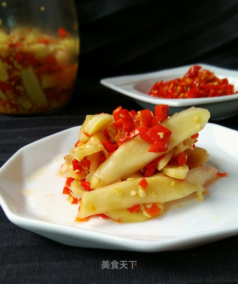 Chopped Pepper and Pickled Ginger recipe