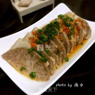 Steamed Pork Slices with Taro recipe