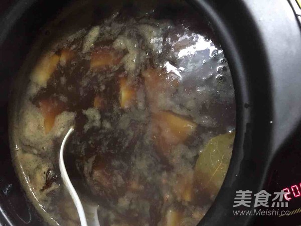 Beef Tendon Stewed with Radish recipe