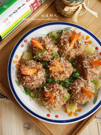 Red Rice Shrimp Balls recipe
