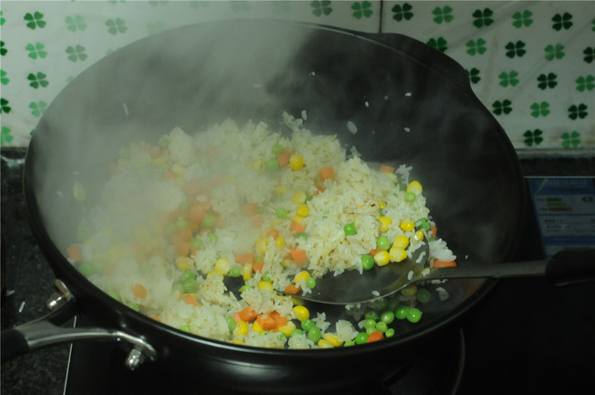 Colorful Curry Fried Rice recipe