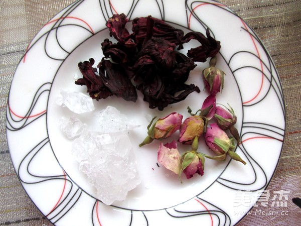 Roselle Rose Rock Sugar Drink recipe