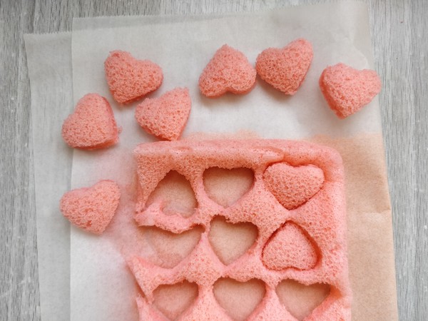 Girly Heart Cake Roll recipe