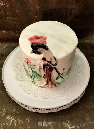 Hand-painted Fondant Cake-royal Concubine recipe