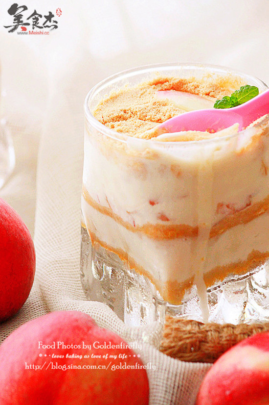 Peach Yogurt Sawdust Cup recipe