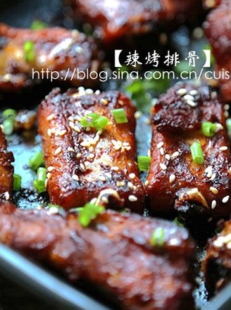 A Hard Meat Dish in Autumn and Winter--spicy Grilled Ribs