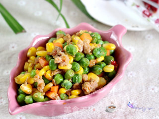 Fried Peas with Minced Meat recipe