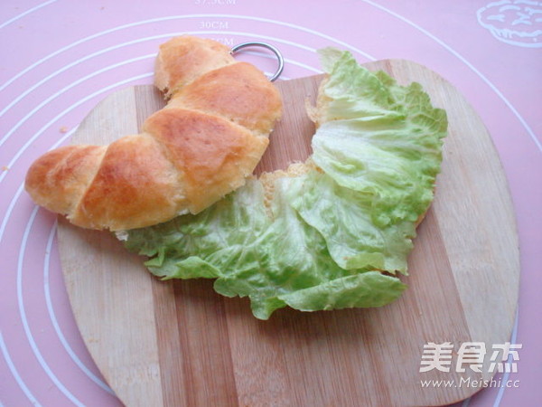 Corn Salad Croissant recipe
