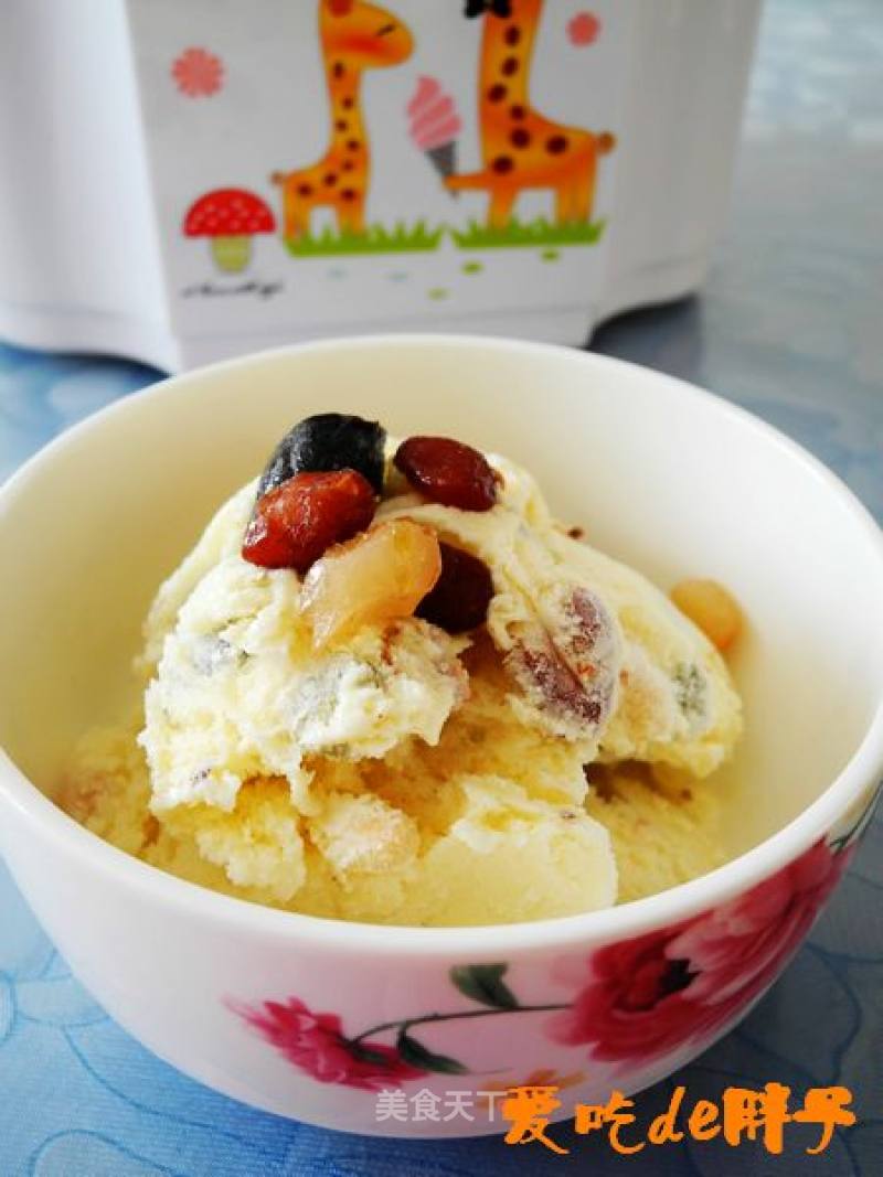 Honey Bean Fresh Milk Ice Cream recipe