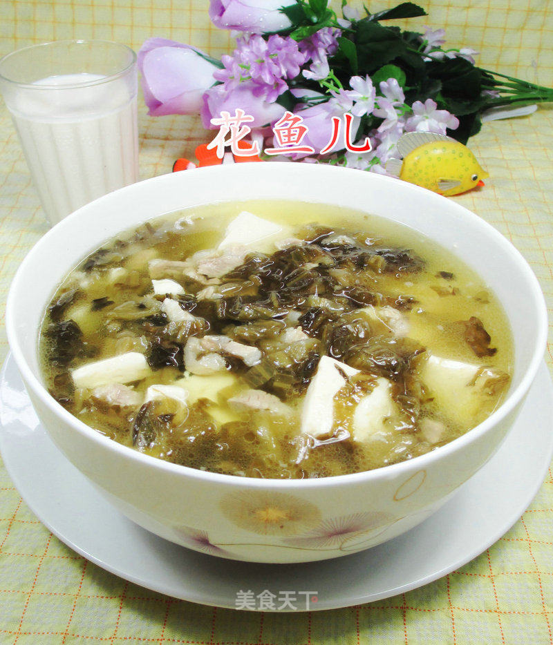 Pork Sauerkraut Tofu Soup recipe