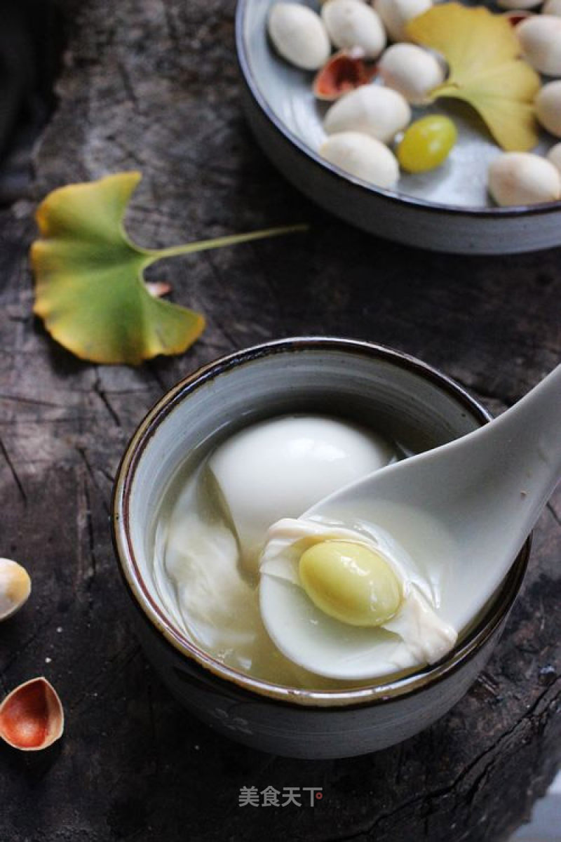 Nourish The Lungs and Lower The Fire---ginkgo Yuba Sweet Soup recipe