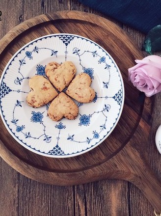 Quinoa Rose Heart Cookies recipe